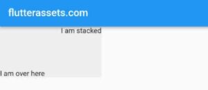 How to use the Flutter Stack widget with examples