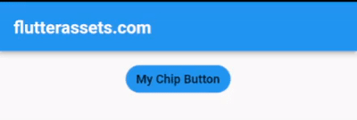 flutter chip widget as button