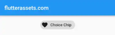 flutter choicechip avatar icon