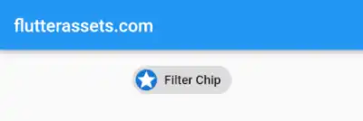 flutter filterchip avatar icon
